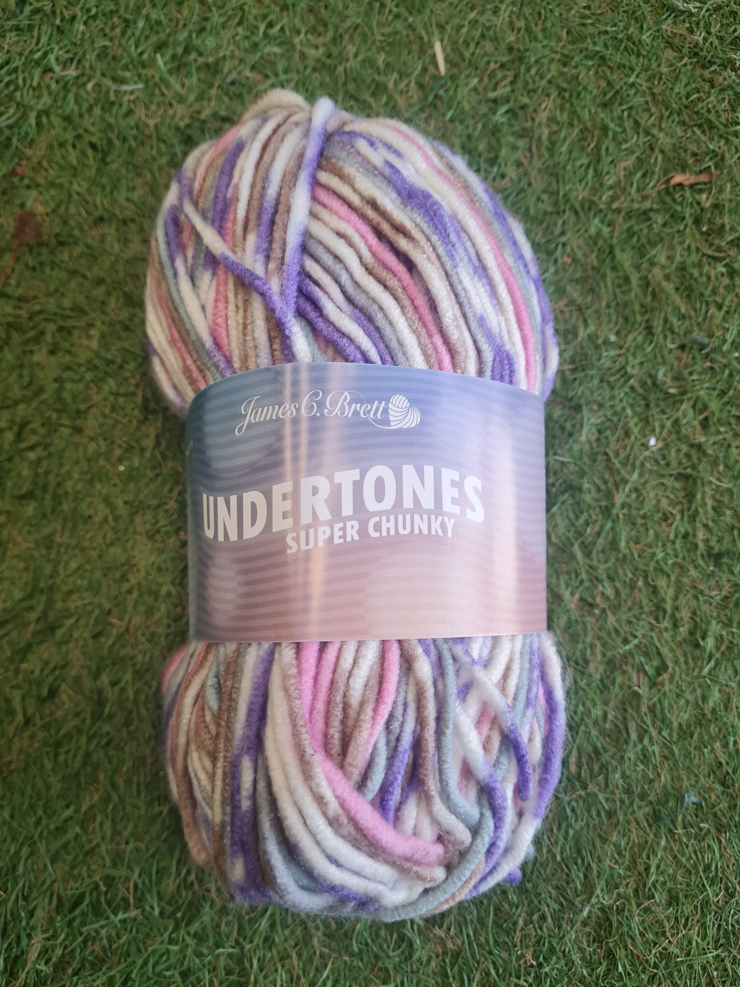 James C Brett Undertones Super Chunky Wool 100g - UT02 Wild Heather