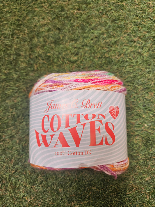 James C Brett Cotton Waves 100% Cotton DK - 100g WV12