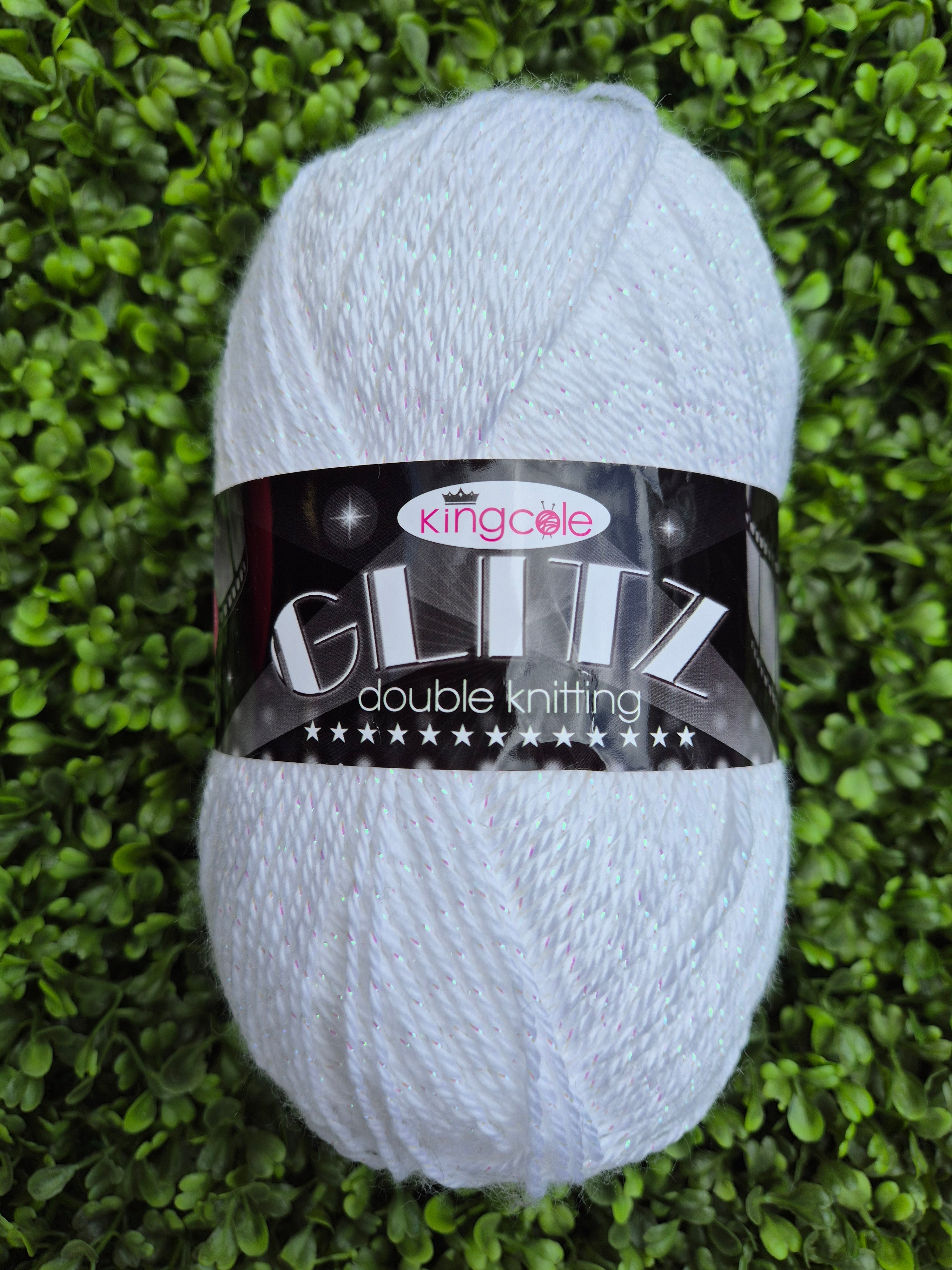 King Cole Glitz Double Knit - Diamond White 483