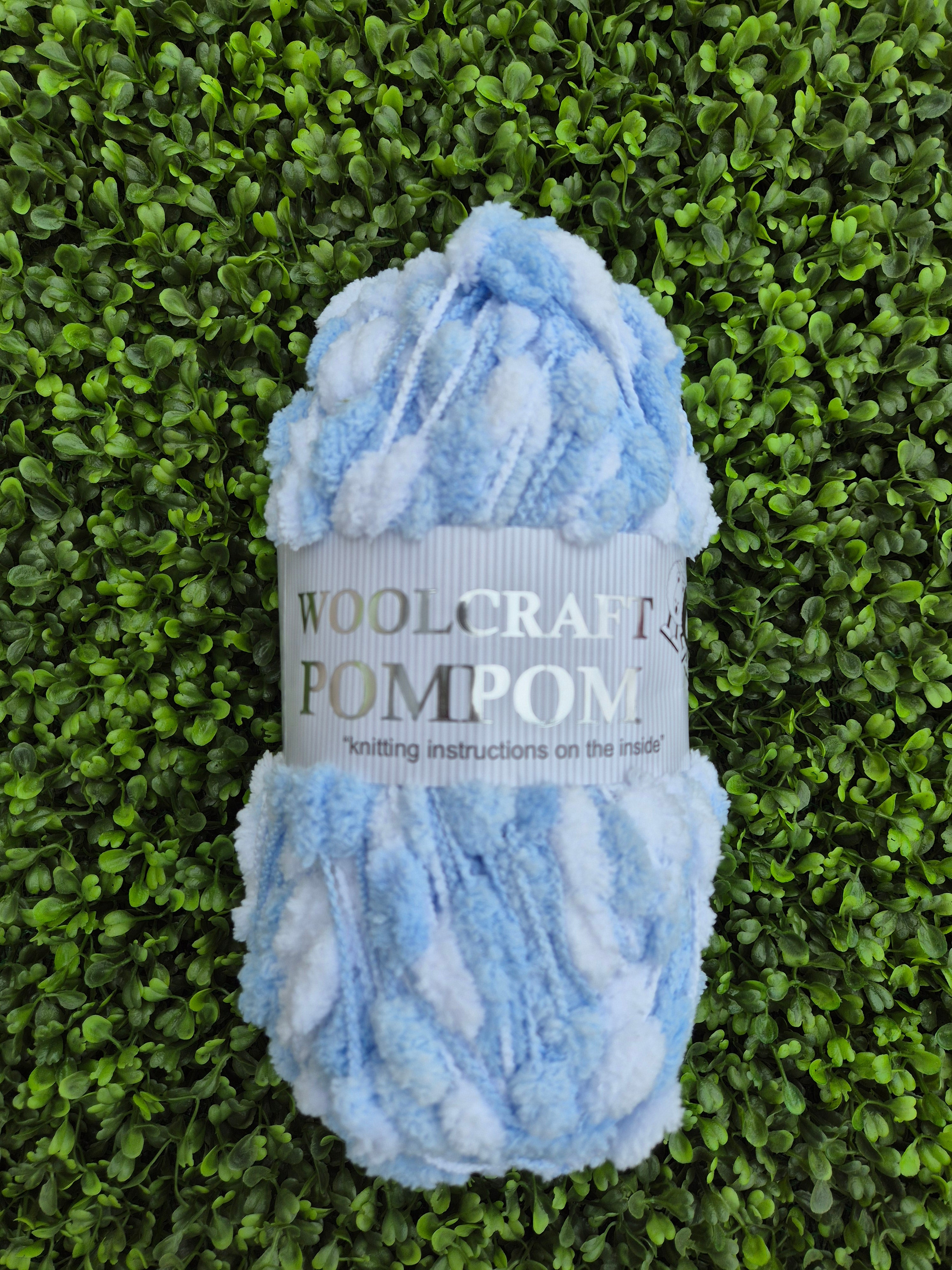Woolcraft Pompom Shade 05 Blue/White