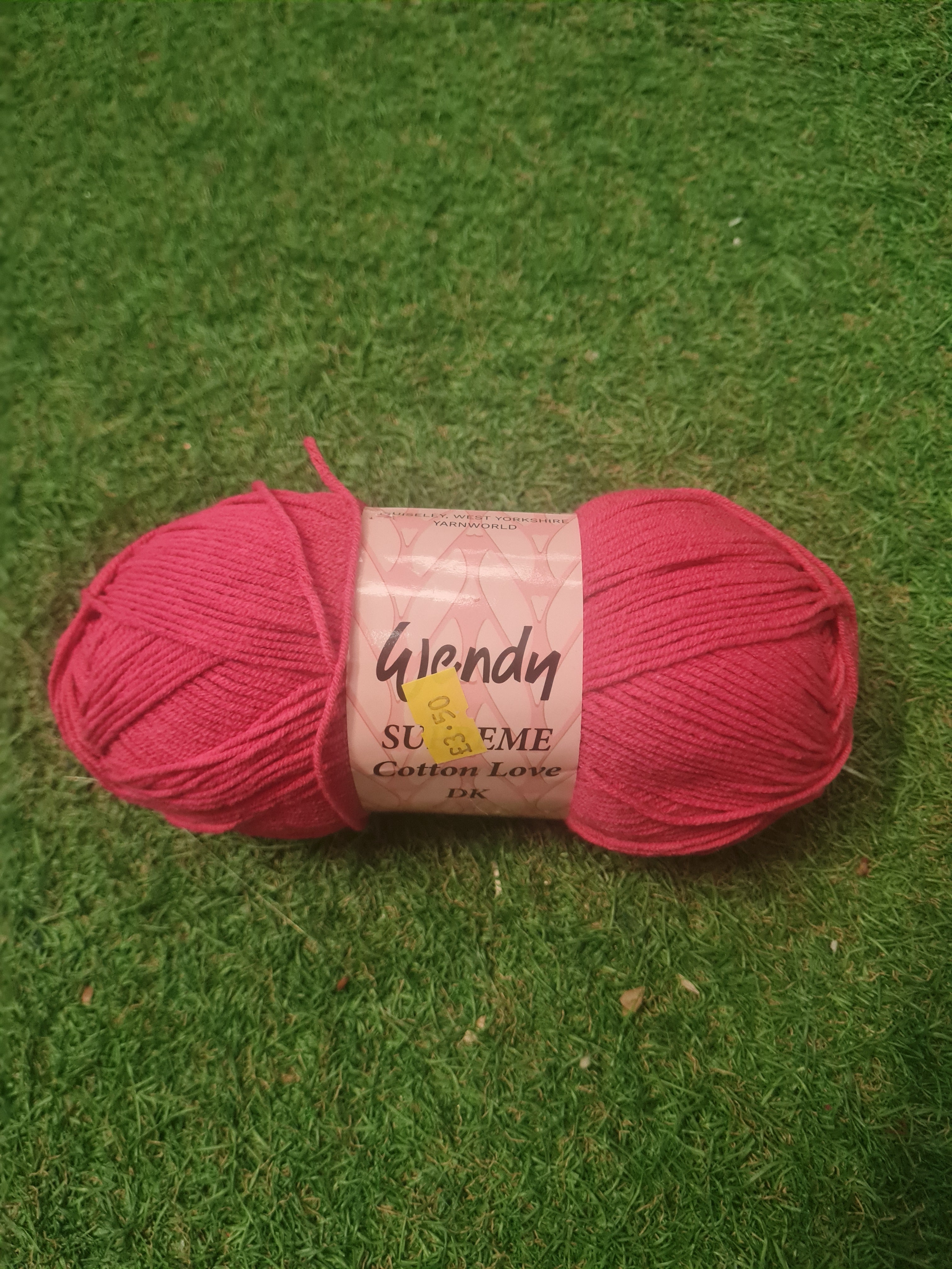 Wendy Cotton Love DK 100g - Raspeberry