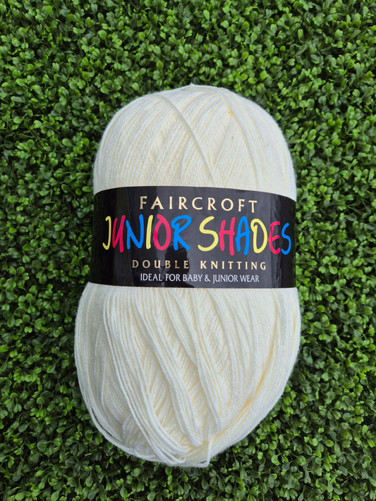 Woolcraft Junior Shades Double knit Large 500g Ball Shade 249 Pale Yellow Dyelot 3041