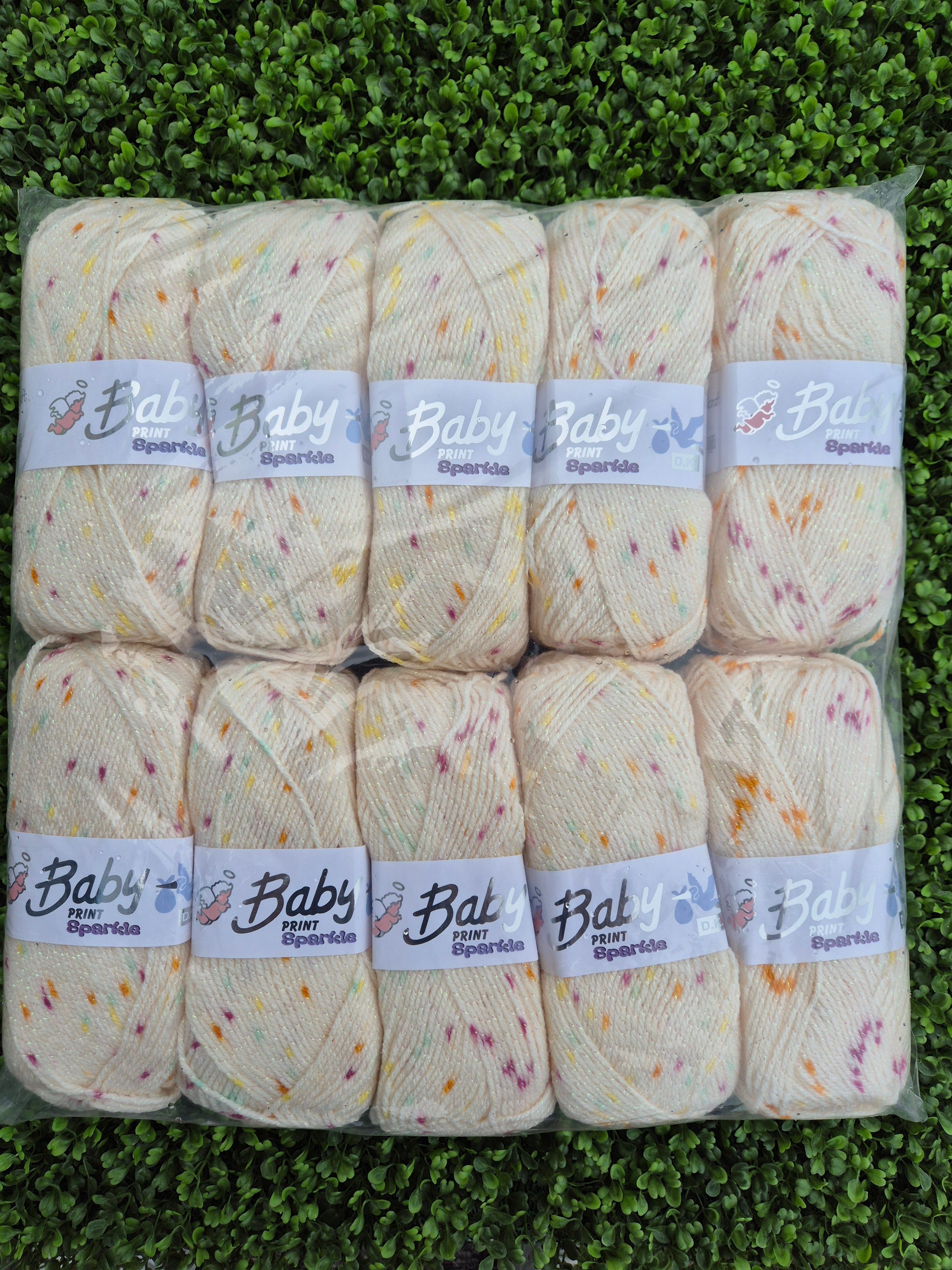 Woolcraft Baby Print Sparkle DK 645 Bundle ***FREE POSTAGE***