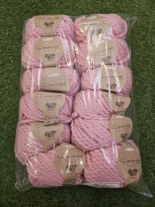 SPECIAL OFFER - DELIVERY INCLUDED 12x Rosarium Wool 100g (Rose Petal)