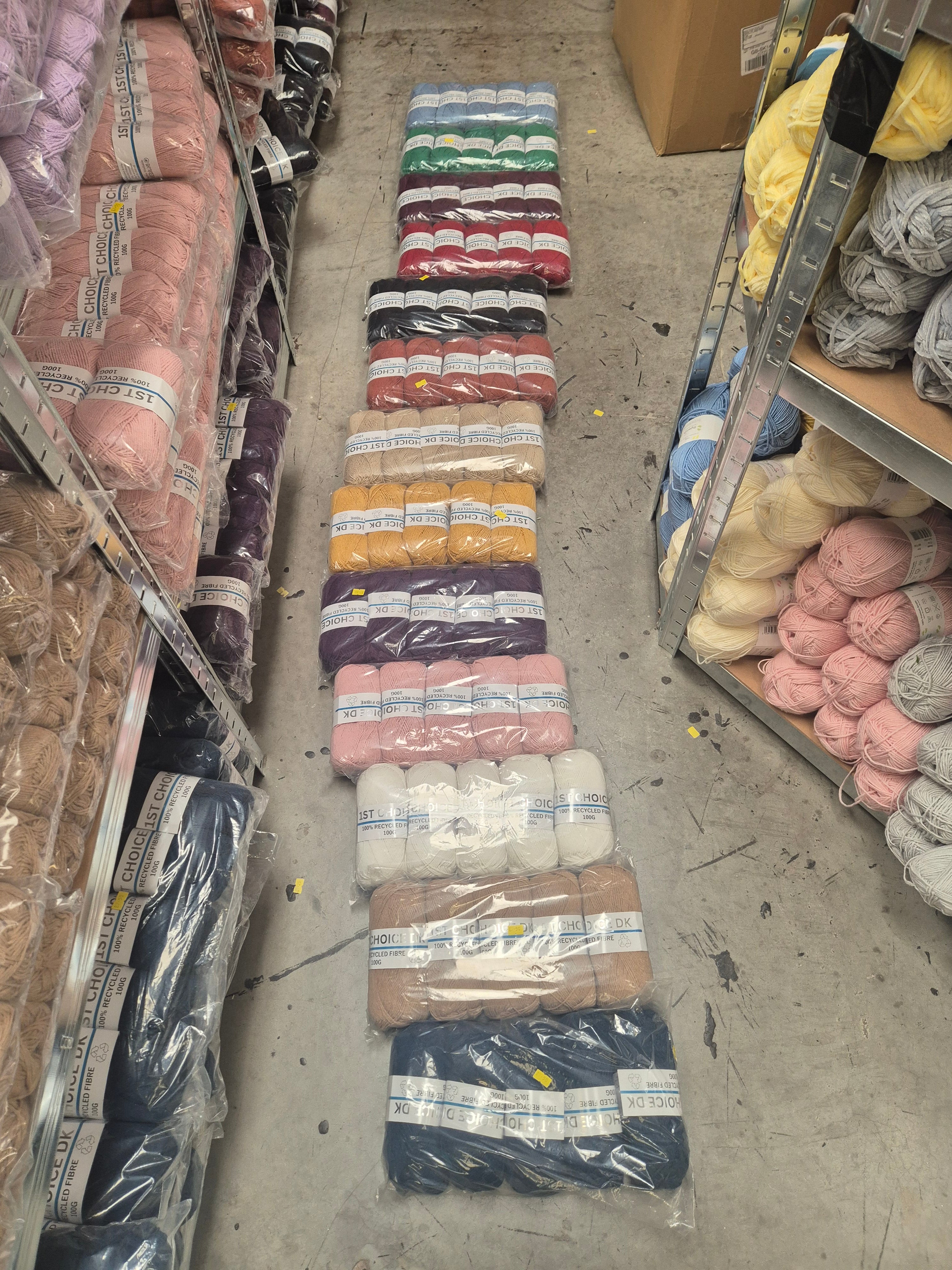 1st Choice Recyled Fibre 15 x 100g Bundle (Please call Us To Choose Your Colours)