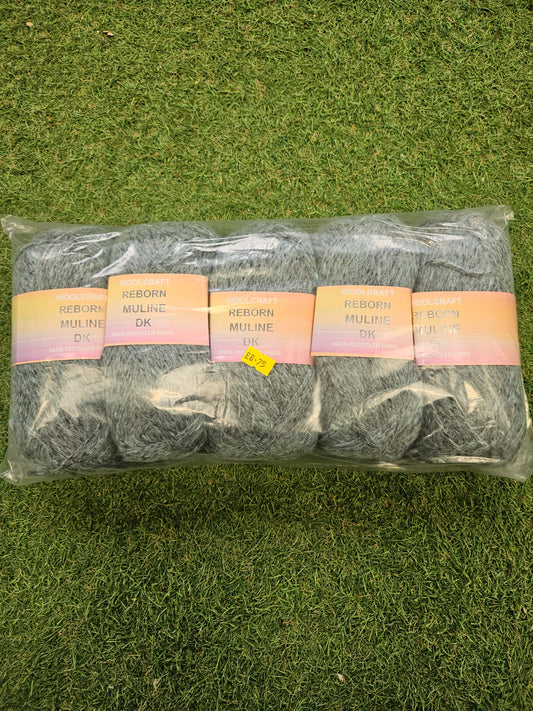 5x Woolcraft Reborn Muline DK Shade 103