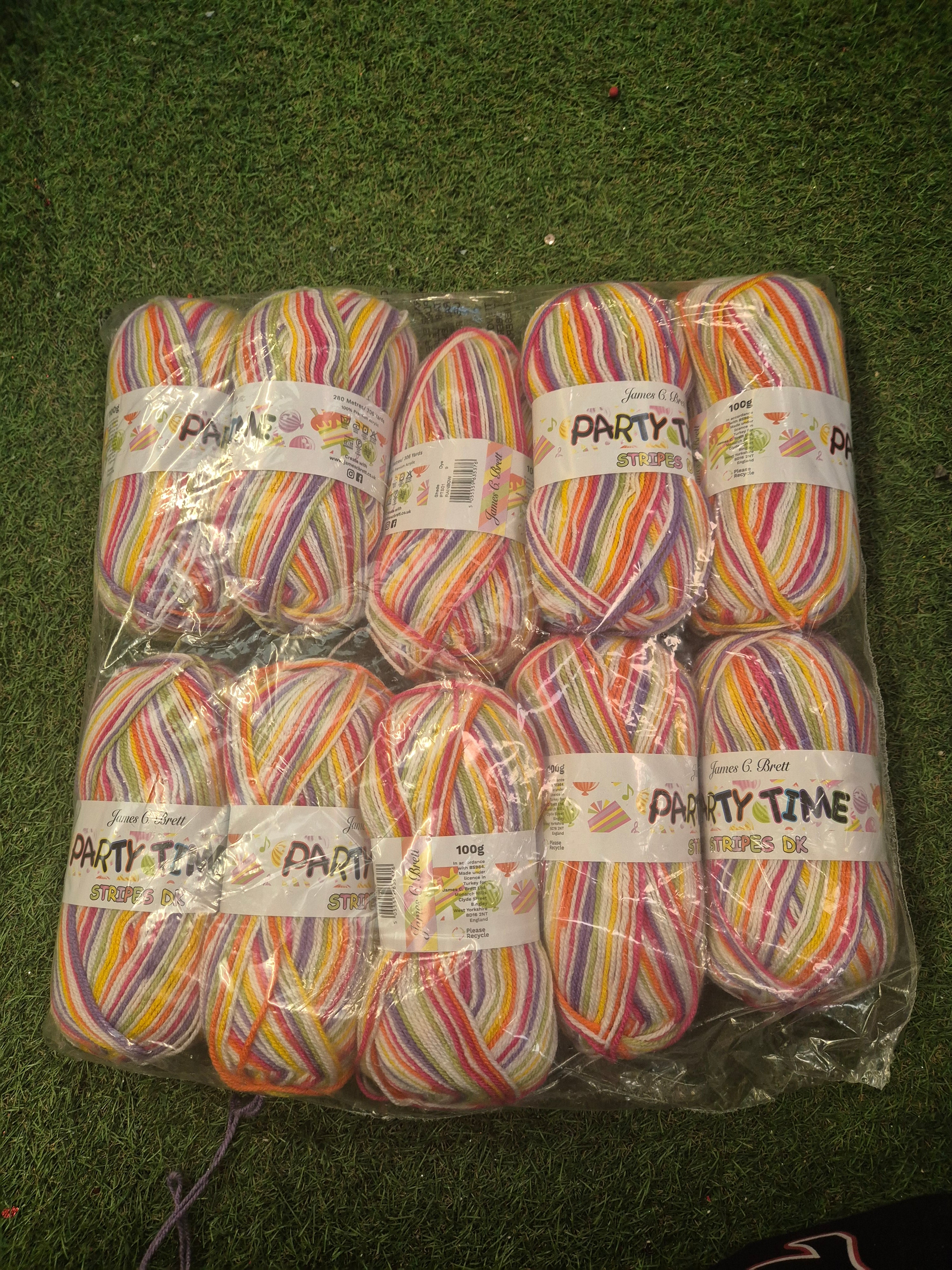 Bulk Sale Party Time Stripes FREE DELIVERY pts01