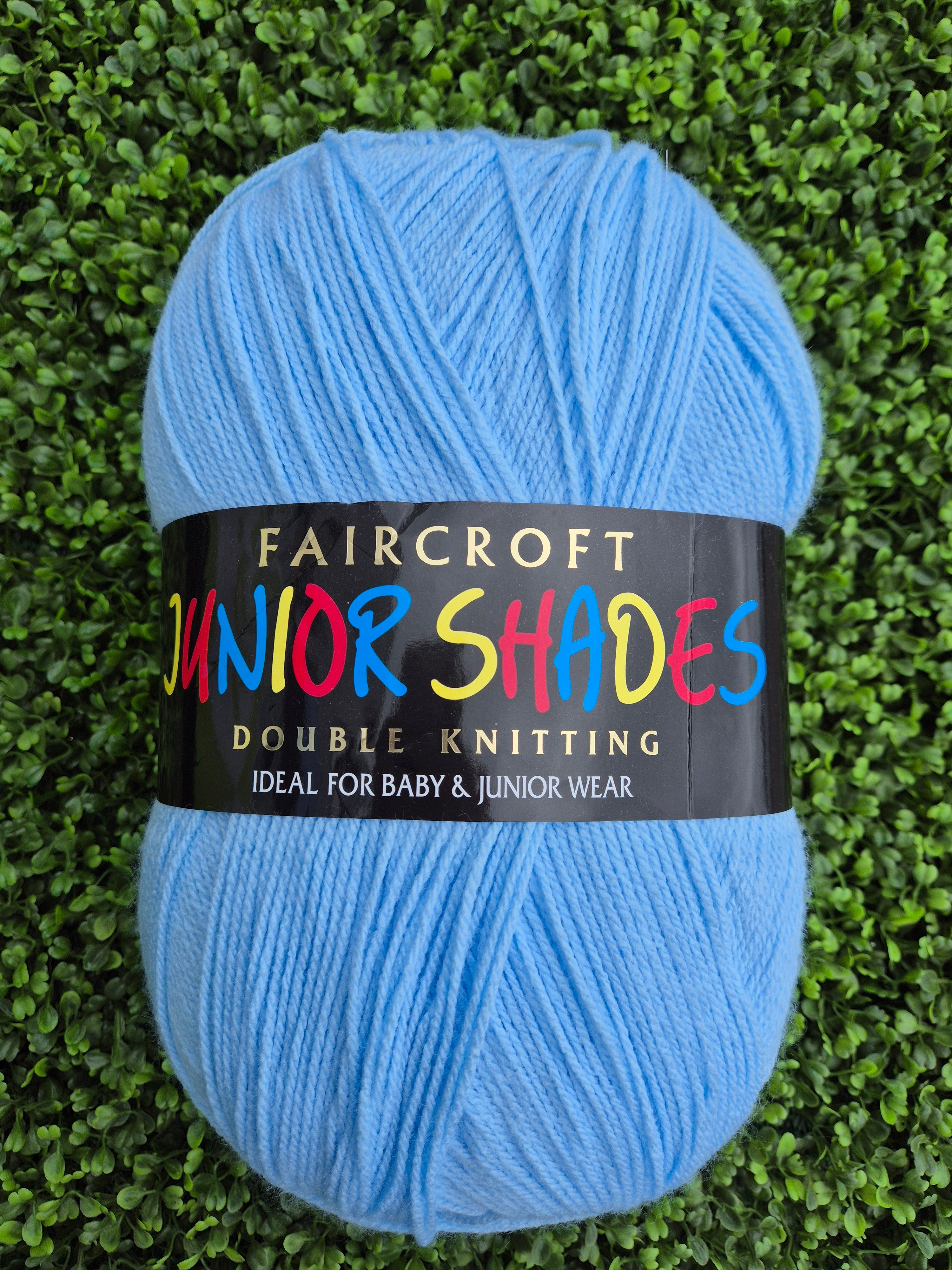 Woolcraft Junior Shades Double knit Large 500g Ball Shade 540 Blue Dyelot 4907