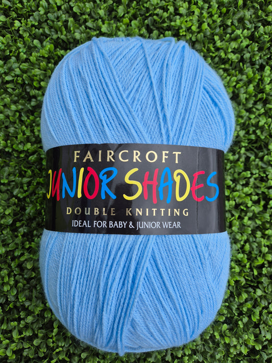 Woolcraft Junior Shades Double knit Large 500g Ball Shade 540 Blue Dyelot 4907