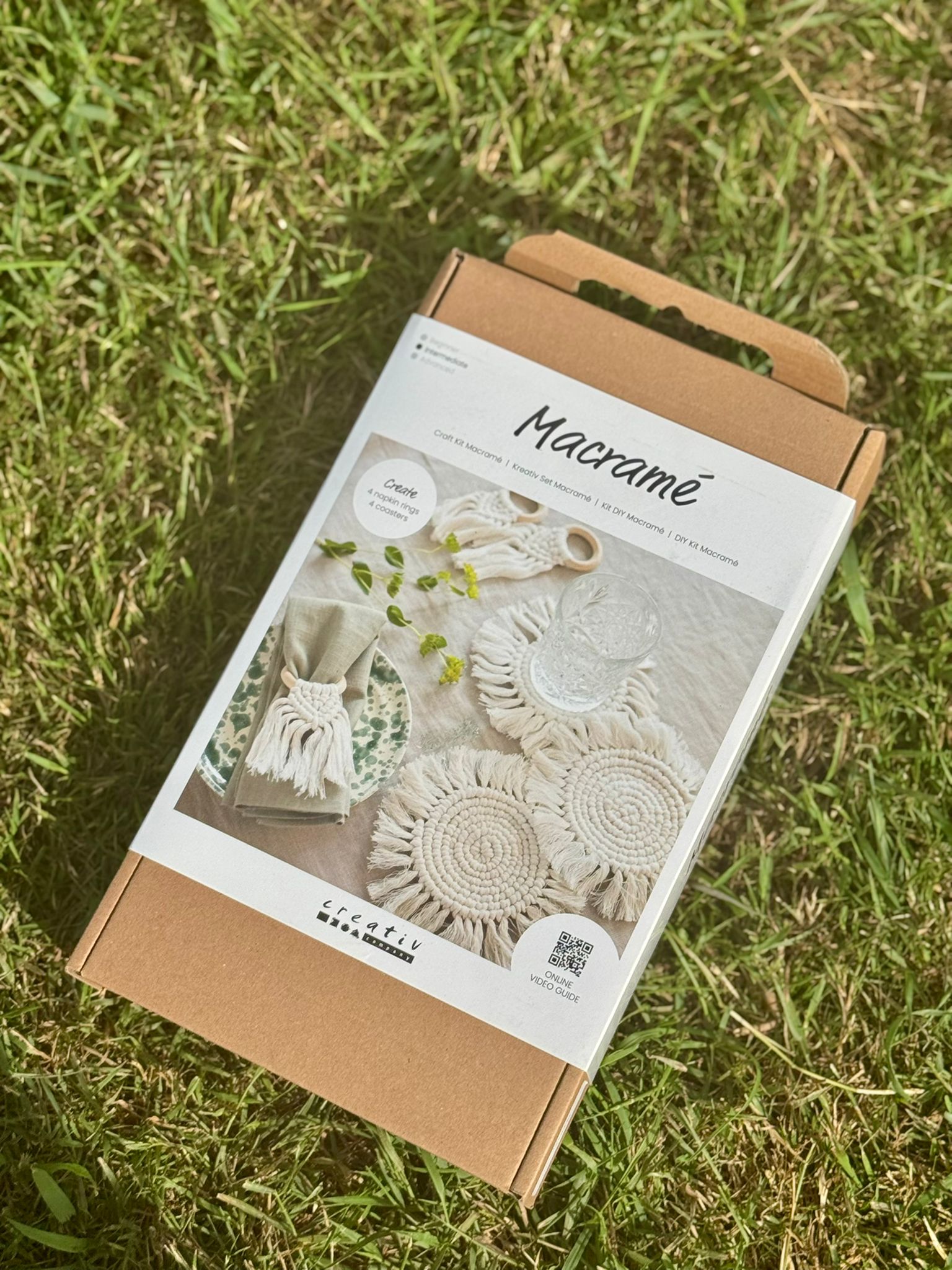 Creativ Company - Macrame Kit Napkin Rings and Coasters