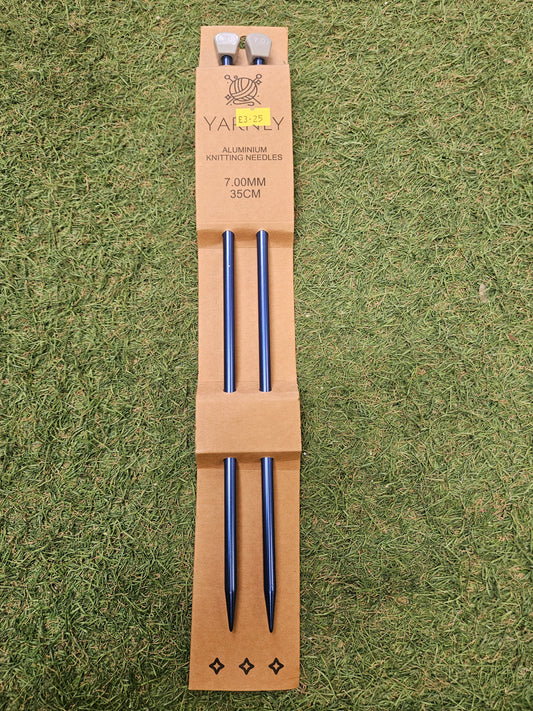 Yarnly Aluminium Knitting Needles 7mm, 35cm
