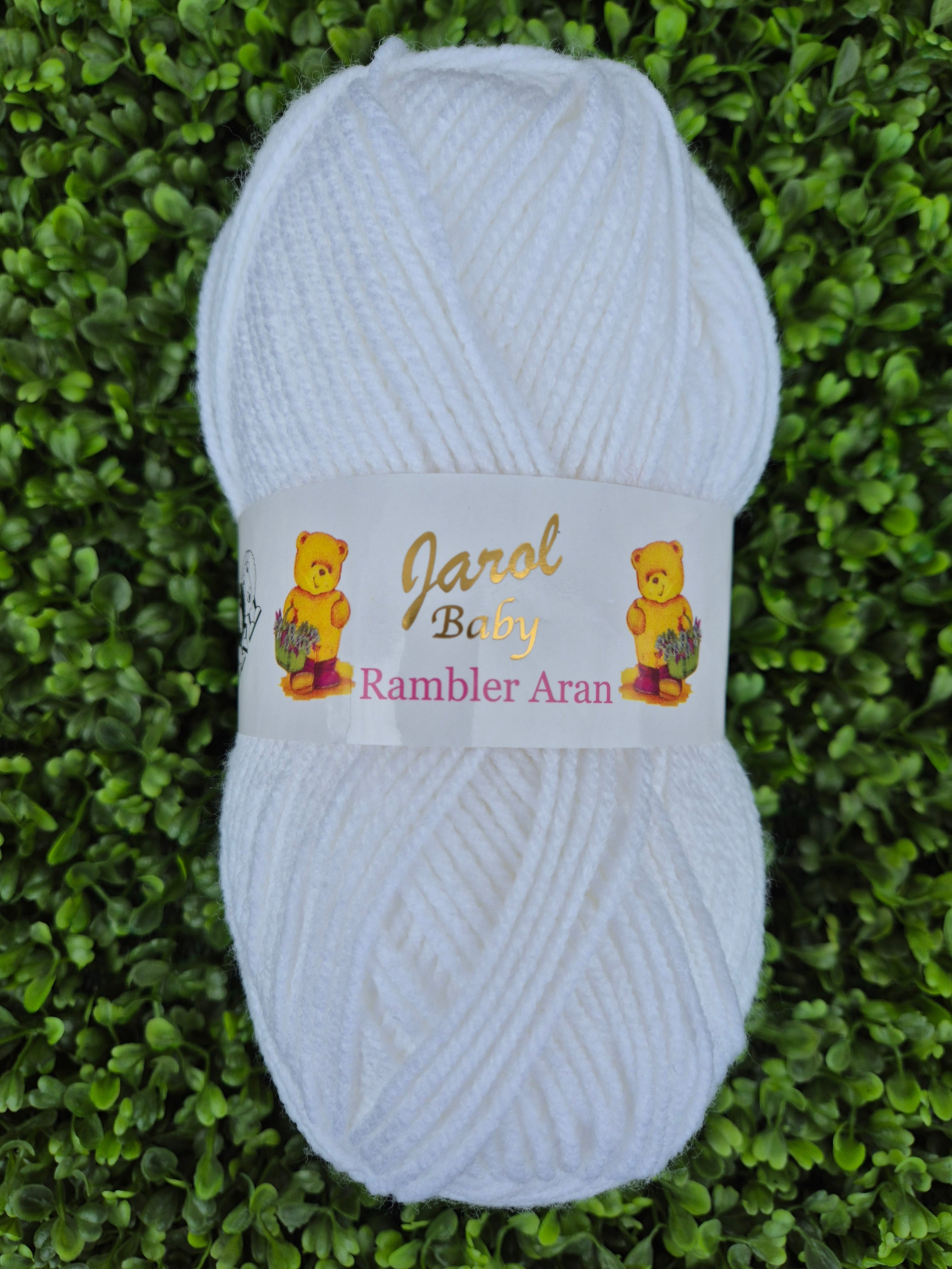 Jarol Baby Rambler Aran 100g Shade 3400 White