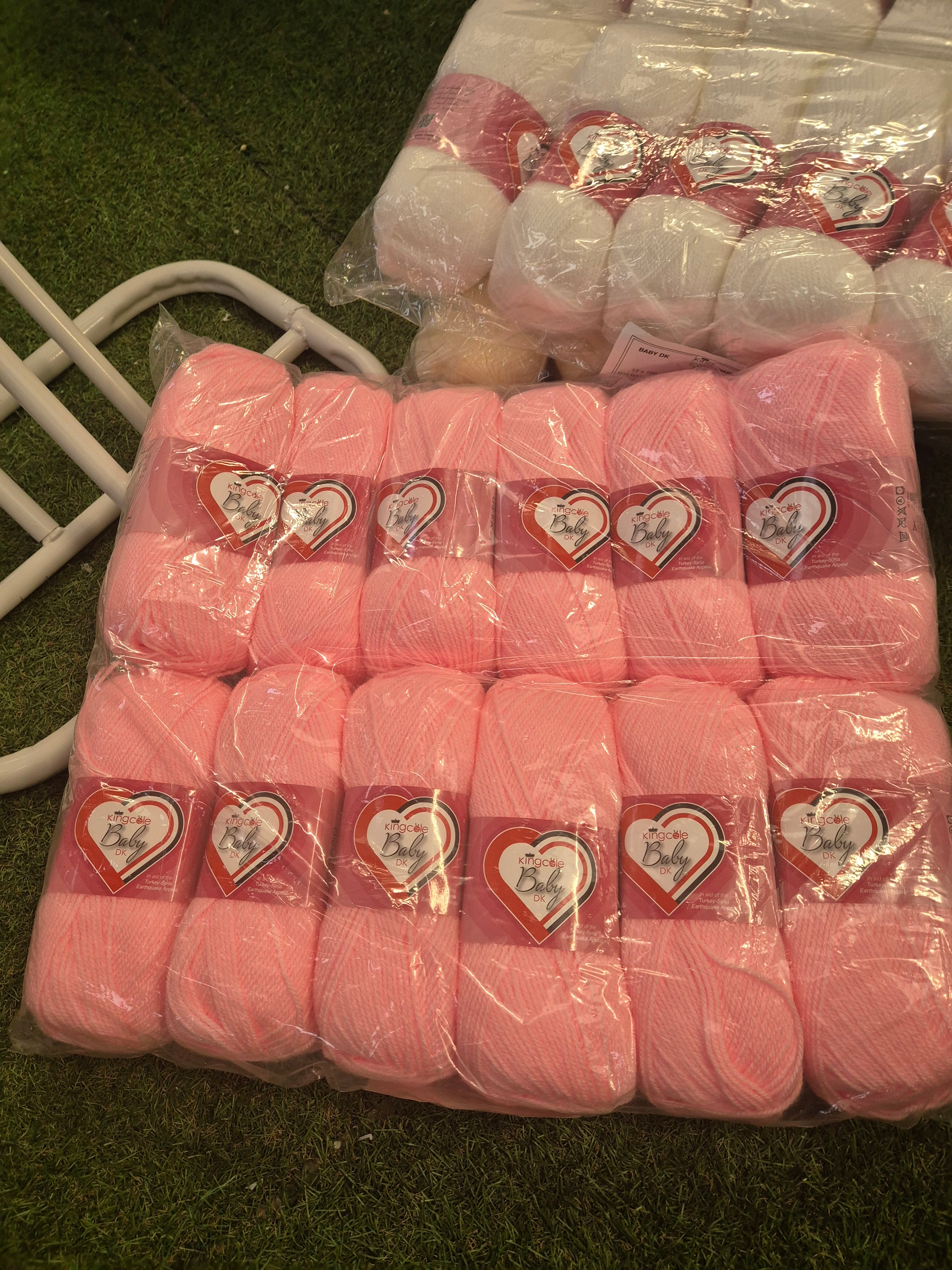 Clearance Bag - King Cole Baby DK Pink 1.2kg