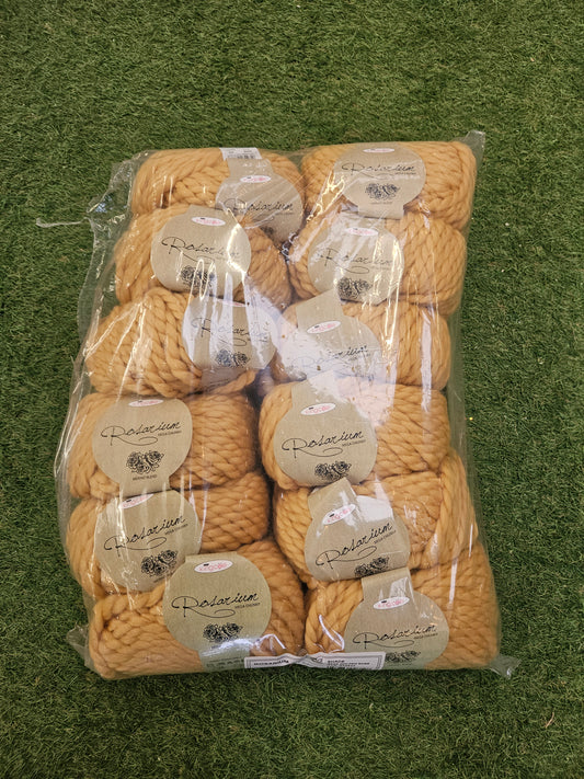 SPECIAL OFFER - DELIVERY INCLUDED 12x Rosarium Wool 100g (Golden Rose)