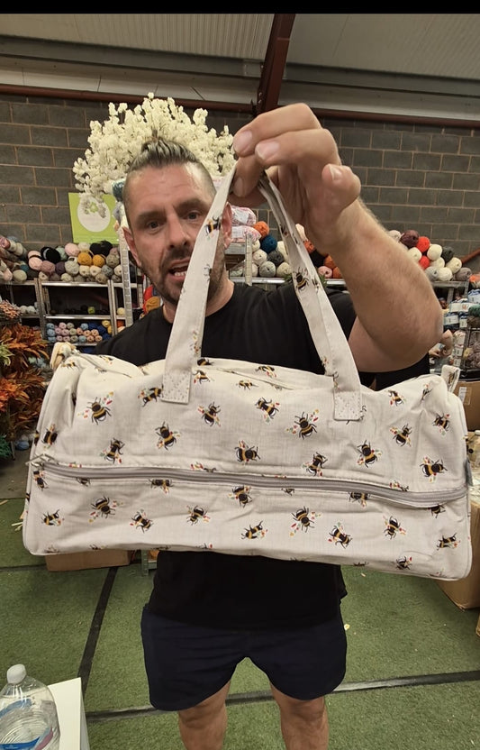 Bumble Bee Style Knitting Bag