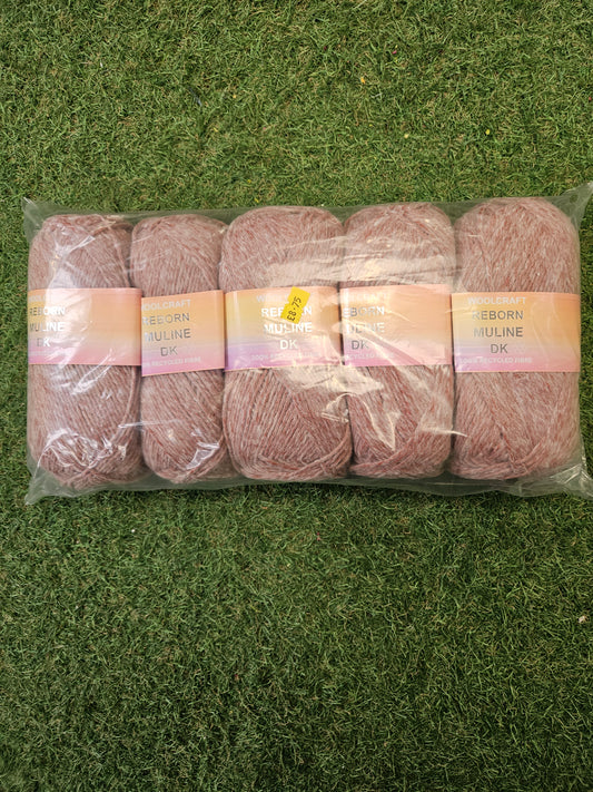 5x Woolcraft Reborn Muline DK Shade 104