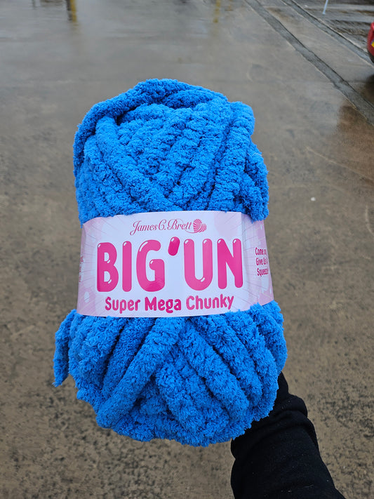 James C Brett 'Big'Un' Super Mega Chunky Wool - 300g (Bluebell)